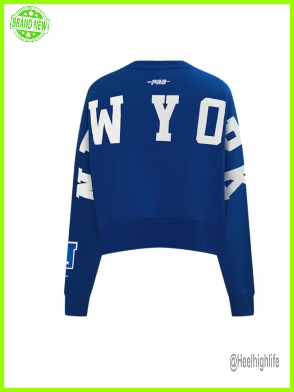 Pro Standard Womens NFL Wingspan French Terry Crewneck Sweatshirt